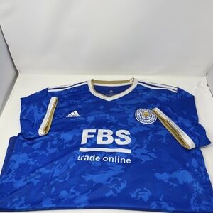 Adidas Kids Leicester City Blue Home Football Shirt